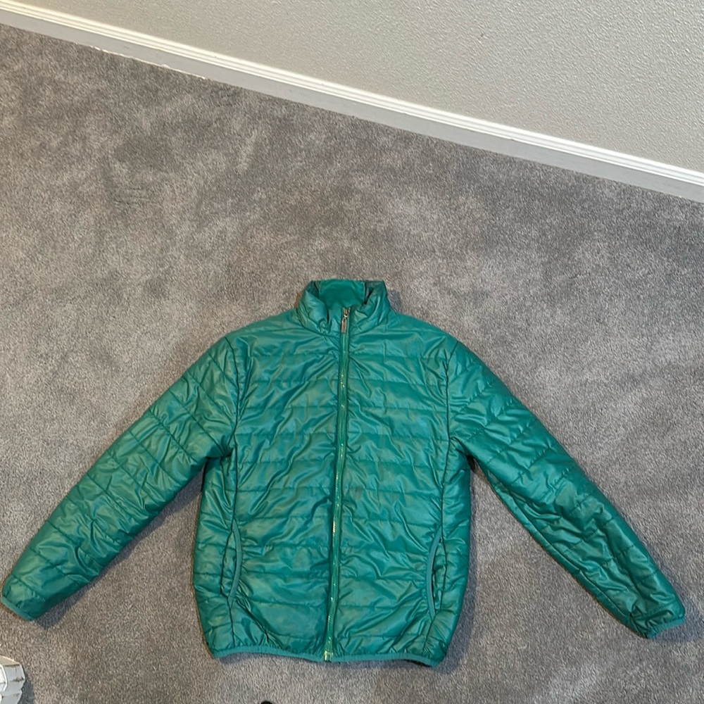 Platini Jeans puffer jacket size large